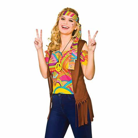 Cool hippie dame L