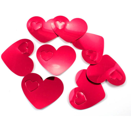 Red Heart Party Confetti XL