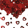 Party Confetti Red Hearts