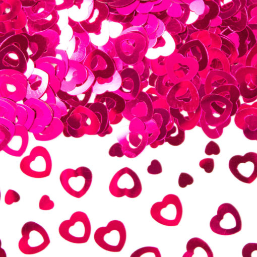 Party Confetti Pink Hearts