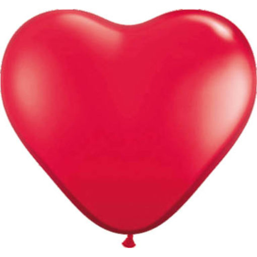 Heart-shaped Balloons Red 8pk (30cm)