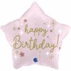 PInk birthday star folieballong