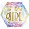 Opal birthday girl ballong 46cm