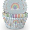 Pastel rainbow cupcakesformer 75pk