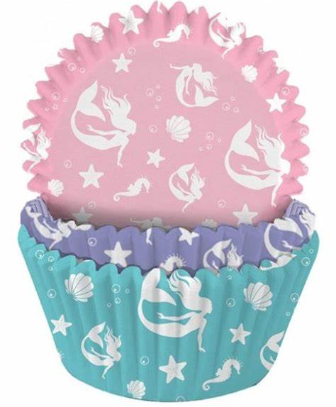 Mermaid cupcakesformer 75pk