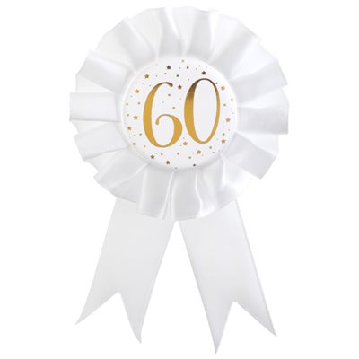 60 år gold age rosette