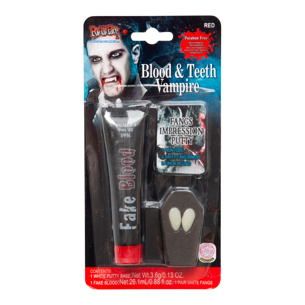 Vampire blood & fangs