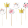 Cake picks Cat 6pk