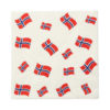 Servietter norske flagg 16pk
