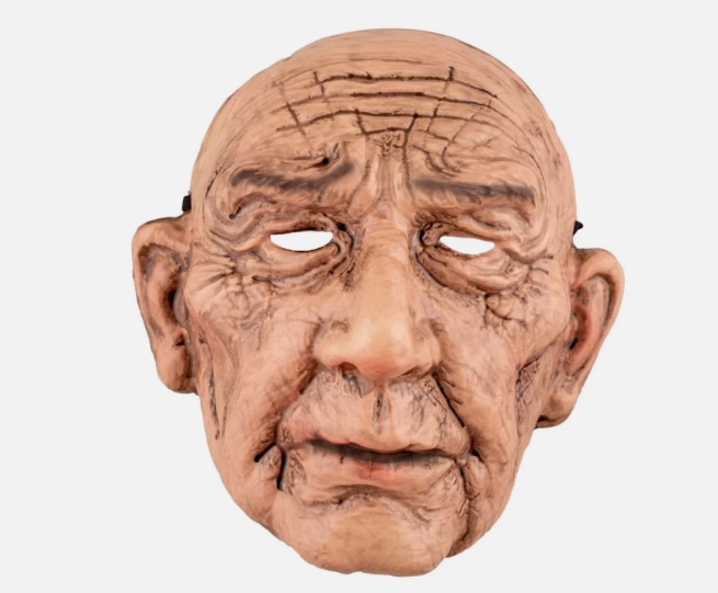 Grumpy old man maske i hardplast