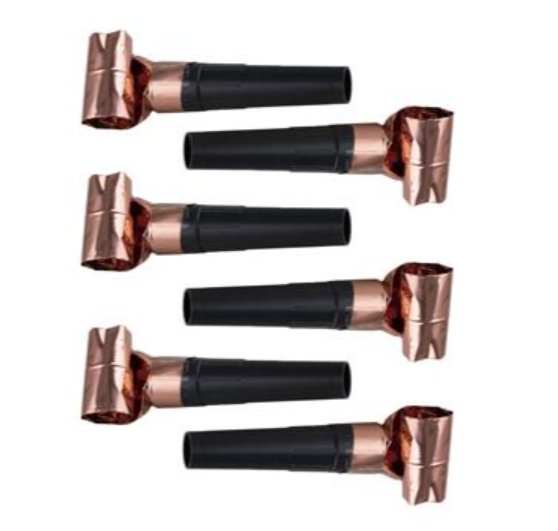 Blow outs rose copper 6pk