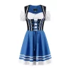 OKTOBERFEST DIRNDL BLUE & BLACK str46