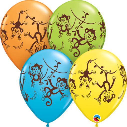 Monkeys gummiballonger 8pk