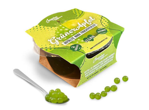 Popping Boba Green Apple fruit pearls