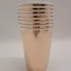 Pappkopper metallic rosegold 355ml 8pk