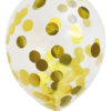 Konfettiballonger gull 6pk