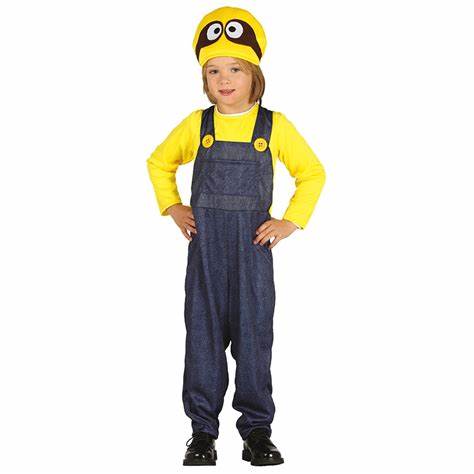 Minions kostyme 5-6 år