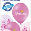 Princess ballonger rosa 6 pk