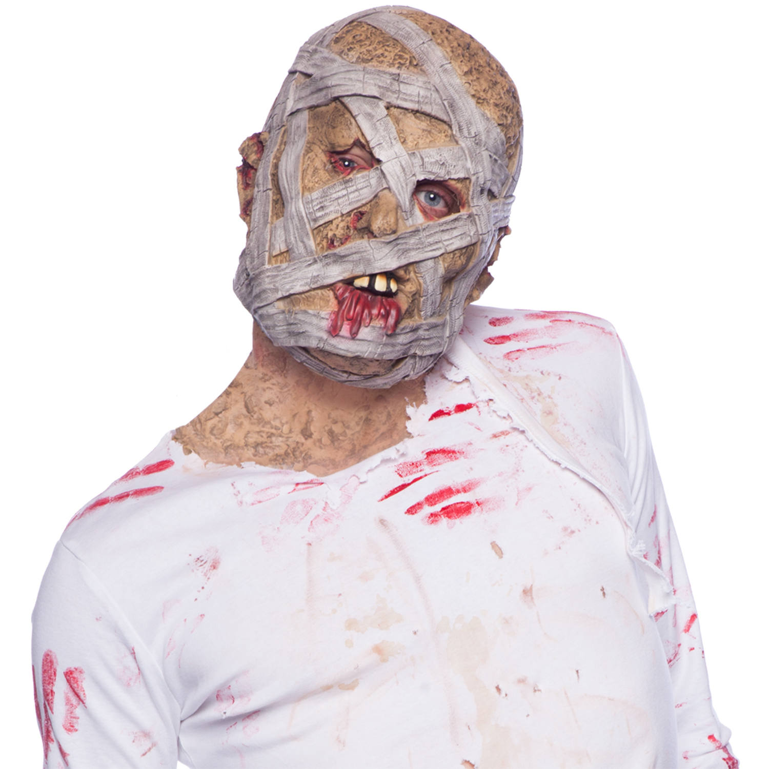 Latexmaske halloween mummy