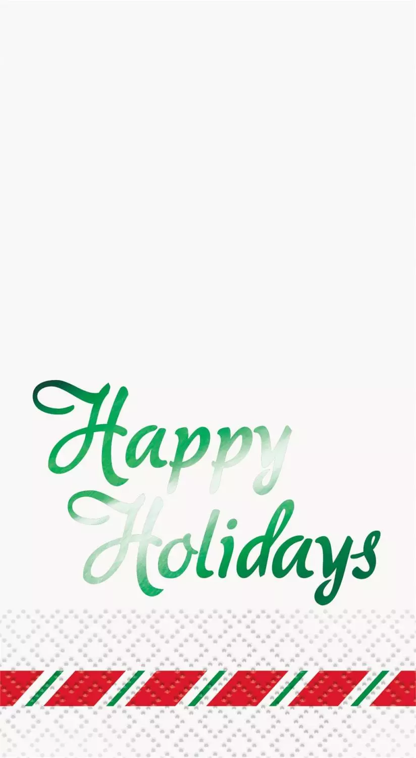 Happy holidays juleservietter 16pk