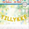 Ballong-ord TILLYKKE gull
