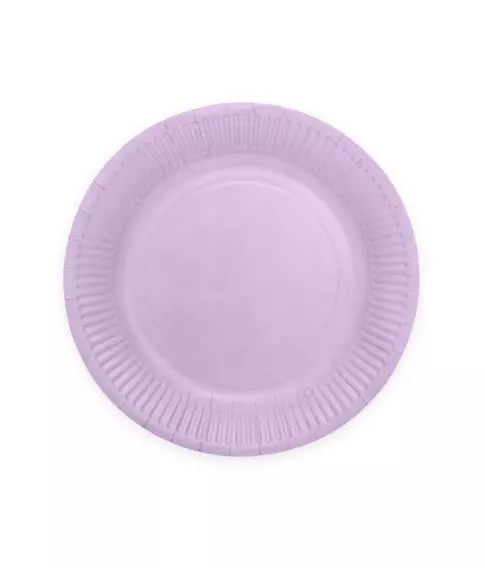 Papptallerken lavender 18cm 8pk