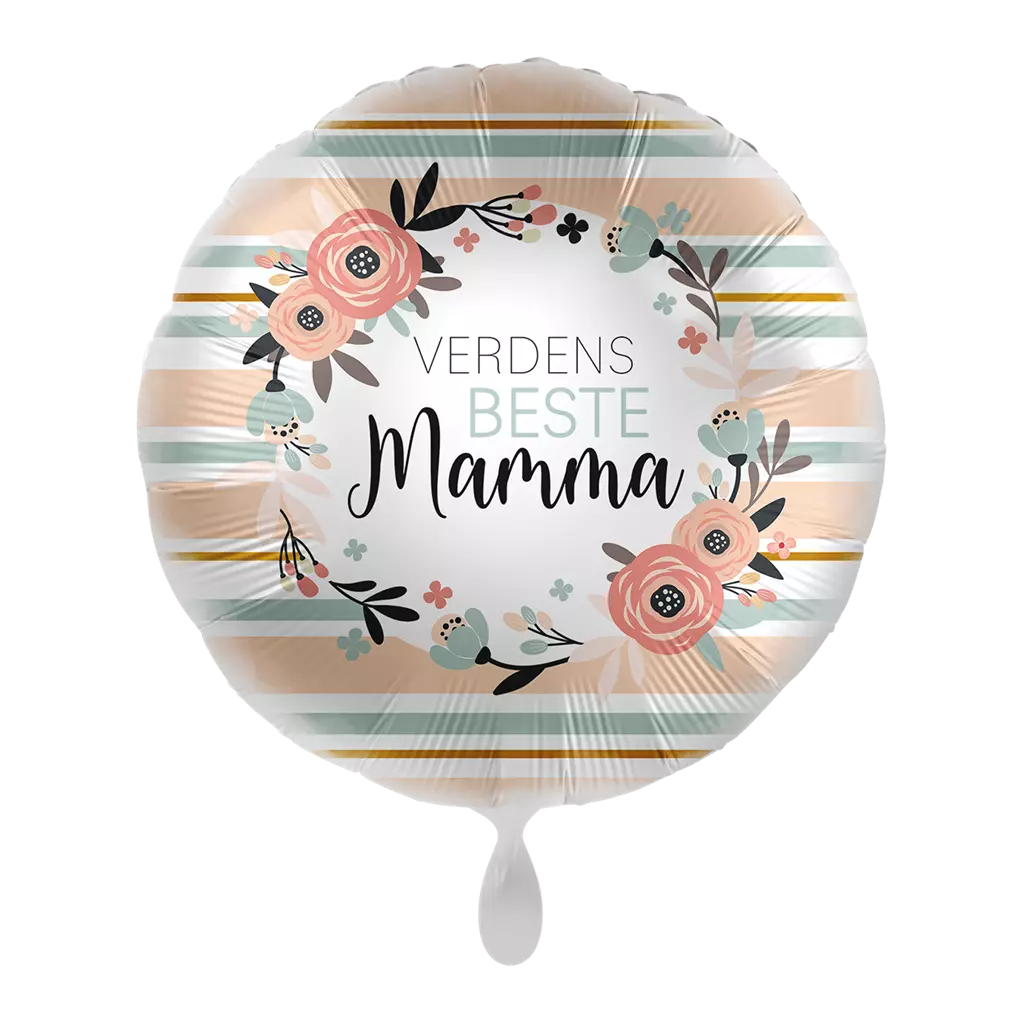 Verdens Beste Mamma - Pastell blomster