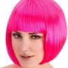 Diva parykk neon rosa
