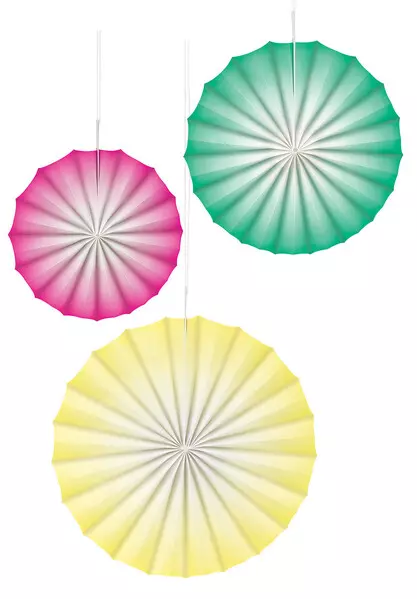 Papirvifter ombre pastel 3pk