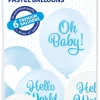 Oh baby ballonger blå 6 pk
