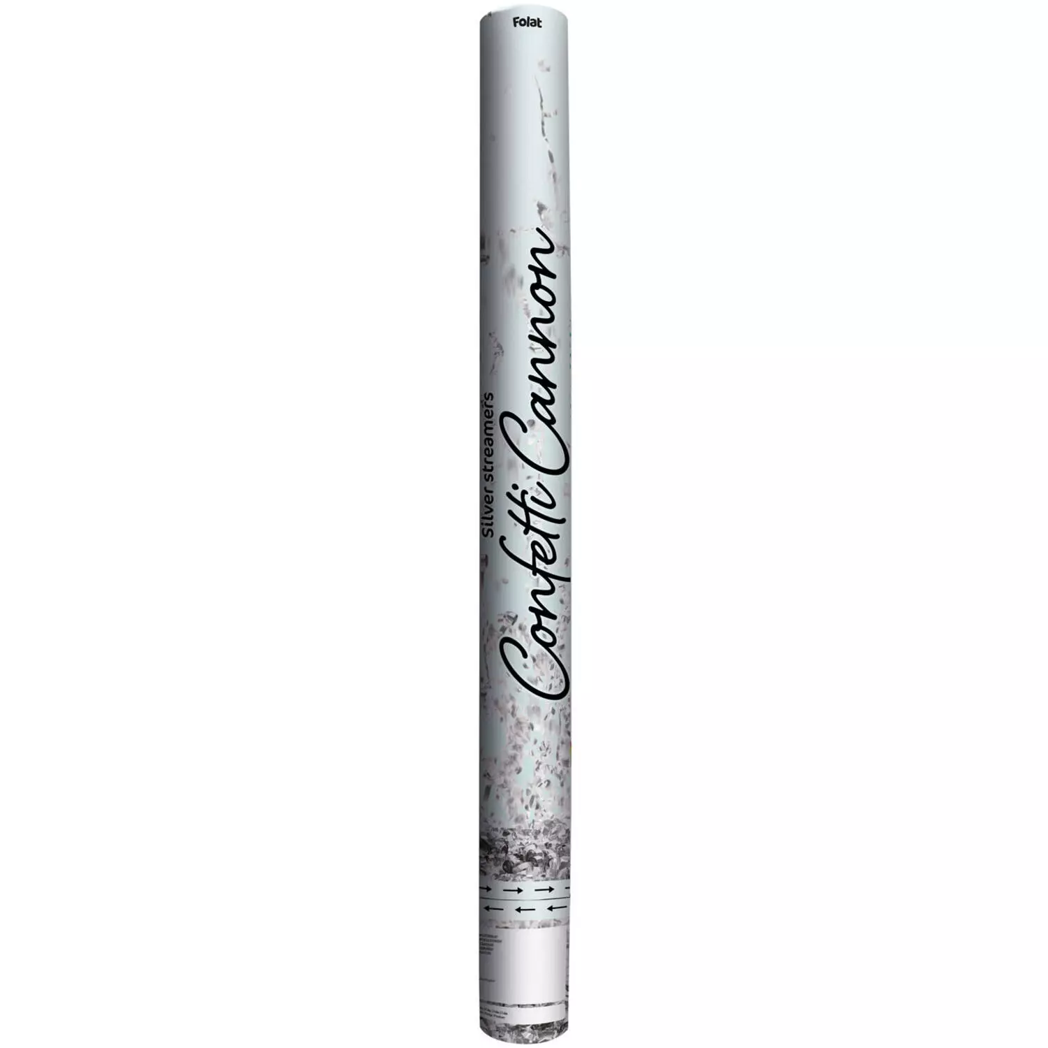 Confetti Cannon Spiral Silver 57cm