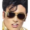 Elvisbriller gullkant