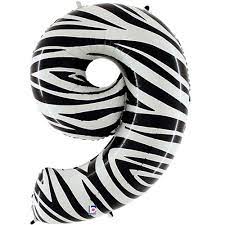 Tallballong 9- zebra 86 cm