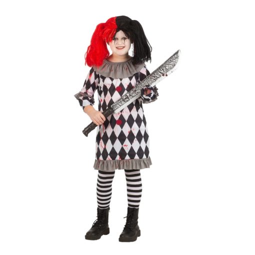 Creepy clown girl 134/140 (8-10 år)