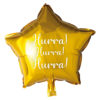 FOIL BALLOON STAR HURRA