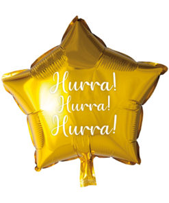 FOIL BALLOON STAR HURRA