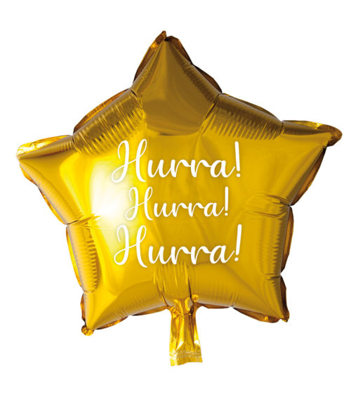 FOIL BALLOON STAR HURRA