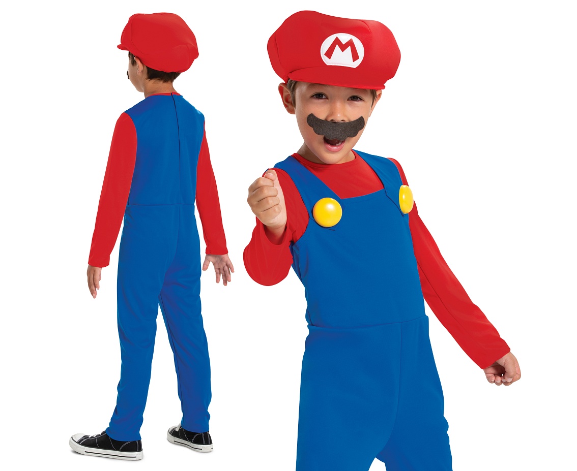 Super Mario kostyme 7-8 år