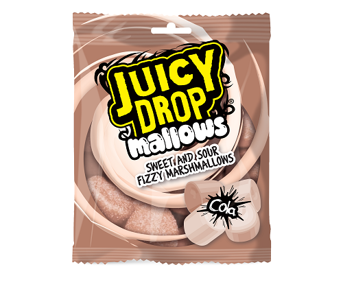 Bazooka juicy drop mallows cola bag 100g