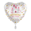 Folieballong Gratulerer med dagen prinsesseslott