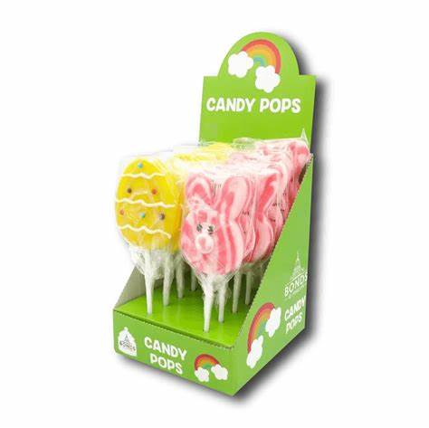 Candy realms easter candy pops 50g