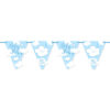 Flaggbanner blue baby shower boy 6m