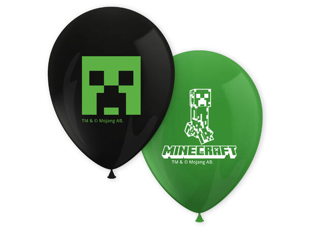 Minecraft gummiballonger 8pk