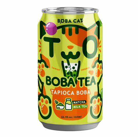 Boba Cat Matcha Boba Milk Tea 315ml