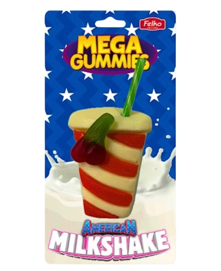 MEGA GUMMIES AMERICAN MILKSHAKE 120g