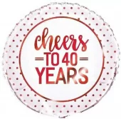 Cheers to 40 years folieballong