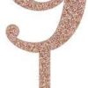Kaketopp sparkling rosegold 9