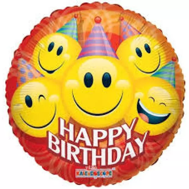 Happy birthday smileys folie