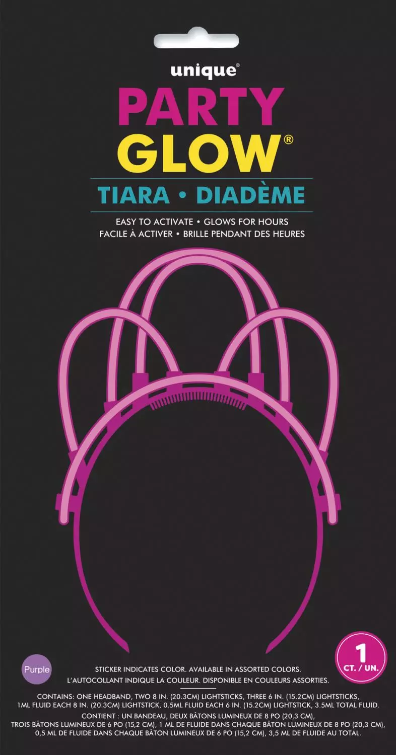 Glowstick tiara