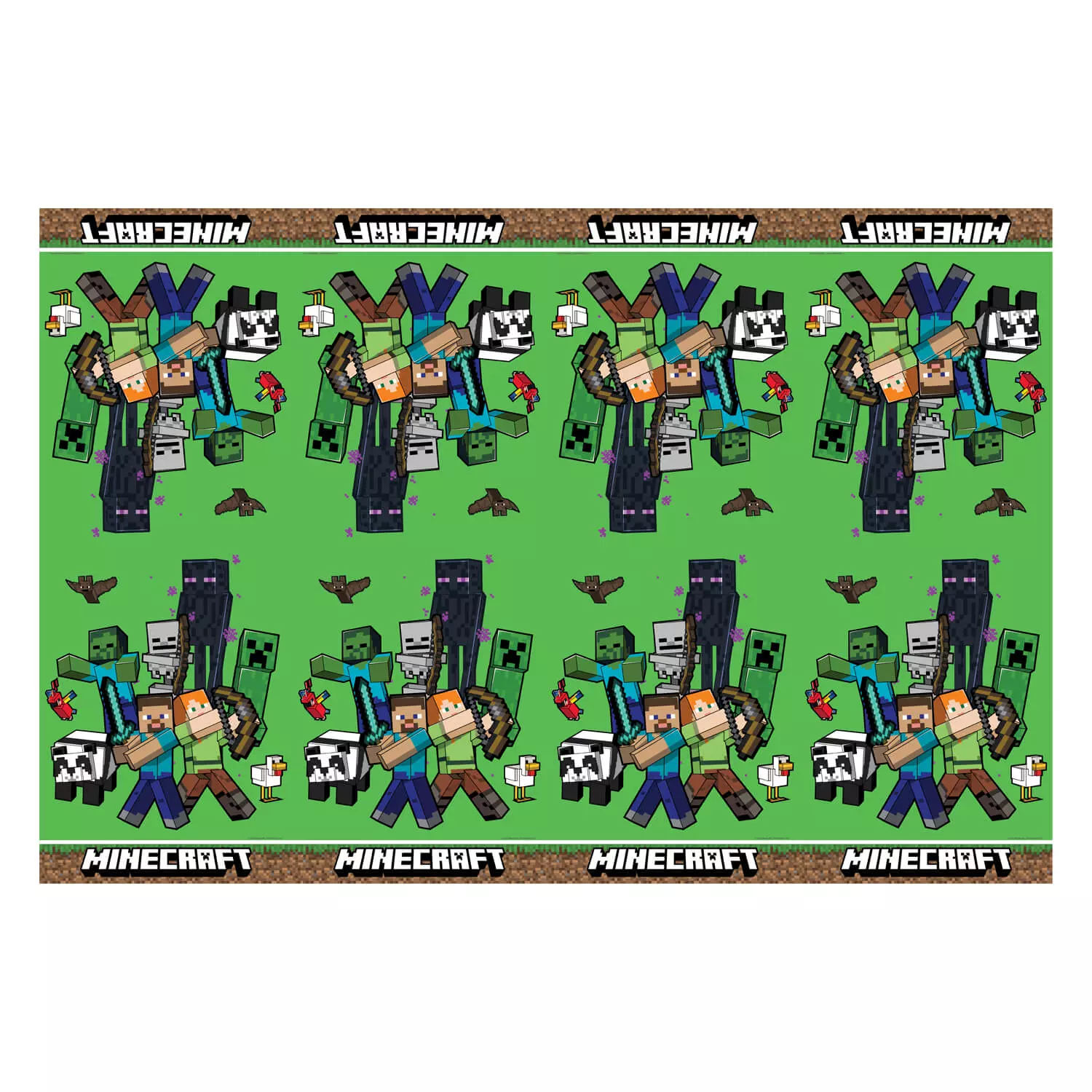 Minecraft plastduk 120x180cm